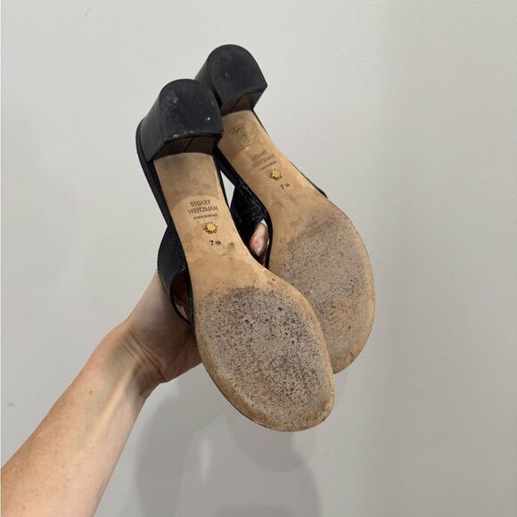 STUART WEITZMAN Brigida Sandal in black - Picture 6 of 8